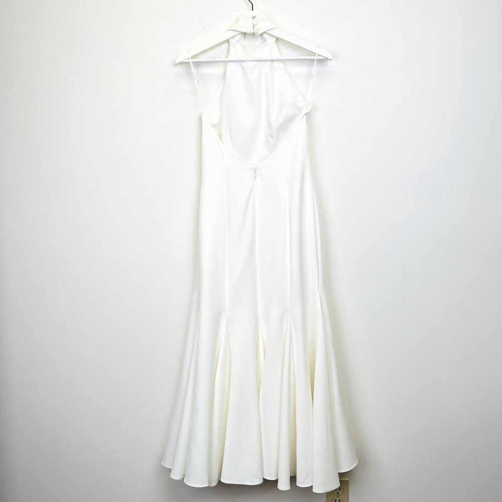 NWT MILLY Penelope Halter Neck Cady Dress US 4 - Picture 9 of 15